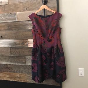 Vince Camuto Metallic Sheath Dress